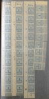Deutsches Reich főleg inflációs ívek, ívdarabok 19 lapos jó állapotú ívberakóban