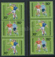 1998 Labdarúgó VB VIII. - Franciaország sor 2 klf hármascsíkban, fordított állású párokkal