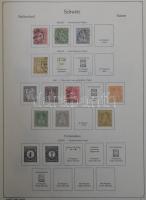 Svájc kifogástalan állapotú KABE előnyomott album a kezdetektől 1970-ig, benne ~700 db-os alapgyűjte...