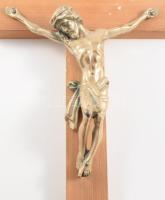 Kereszt fém korpusszal, 38x21 cm