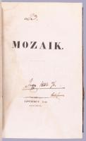 [Táncsics Mihály]: Sajtószabadságról nézetei. Egy rabnak. Párisban (Lipcse), 1844.,Amyotnál. (2)+83p...