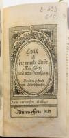 4 db régi imakönyv, 1813 és 1923 közötti kiadások, kettő német és kettő magyar nyelvű, változó állap...