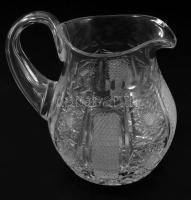 2 darab kristály kiöntő, m: 10-12 cm