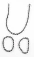 Hematit nyaklánc és 2 darab karkötő