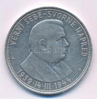 Szlovákia 1944. 50Ks Ag "Tiso" T:XF,VF Slovakia 1944. 50 Korun Ag "Tiso" C:XF,VF Krause KM#10