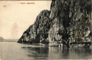 1913 Orsova, Kazán végrészlet / gorge (felületi sérülés / surface damage)