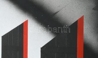 Koppány Attila (1947-): Hommage a Erdős János 2. Akril, vászon. Jelzett a hátoldalán. Kiállítva: Szé...