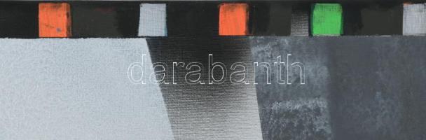 Koppány Attila (1947-): Hommage a Erdős János 2. Akril, vászon. Jelzett a hátoldalán. Kiállítva: Szé...