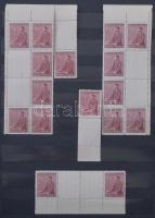 Böhmen und Mahren üres mezős összefüggések 8 lapos A4-es berakó 5 oldalán