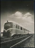 Ganz hatrészes motorvonat, sajtófotó, 18×13 cm