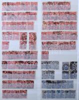 Deutsches Reich 1880-1890 400 db bélyeg 8 lapos A4-es berakó 4 oldalán