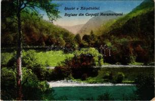 1940 Máramaros, Maramures; Regiune din Carpatii Maramureseni / részlet a Kárpátokból / Carpathians (EK)