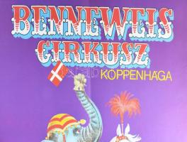 1984 Fővárosi Nagycirkusz, Benneweis Cirkusz, cirkuszi műsorplakát, Magyar Hirdető, Sylvester J. Nyo...