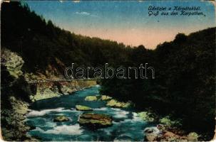 Kárpátok, Karpaten, Carpathian mountains; patak. Meisels Bernát, K. J. Bp. 1917/21. / creek (Rb)