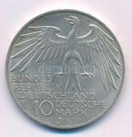 Német Szövetségi Köztársaság 1972J 10M Ag "Müncheni Olimpia - Stadion" T:AU patina
Federa...