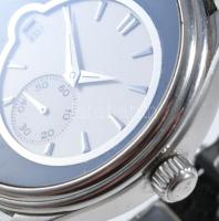 Louis Erard Heritage automata karóra. Bőr szíjjal, működő, jó állapotban d: 40 mm