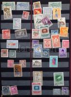 Kevés postatiszta magyar a 60-as évekből és néhány száz vegyes külföldi bélyeg 26 lapos nagy csavaro...