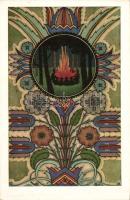 Scout campfire; Saint Imre Veteran Scouting group no.25 s: Megyer-Meyer Attila