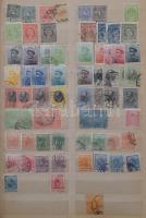 Régi európai bélyegek 10 lapos A4-es berakóban. Érdekes anyag!