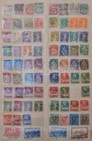 Régi európai bélyegek 10 lapos A4-es berakóban. Érdekes anyag!