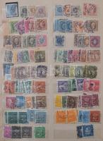 Régi európai bélyegek 10 lapos A4-es berakóban. Érdekes anyag!