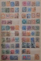 Régi európai bélyegek 10 lapos A4-es berakóban. Érdekes anyag!