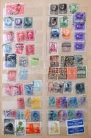 Régi európai bélyegek 10 lapos A4-es berakóban. Érdekes anyag!