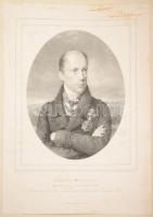 4 db metszet: Habsburg-Lotaringiai János főherceg, Hermina főhercegnő, Wenzel Anton von Kaunitz, Ant...