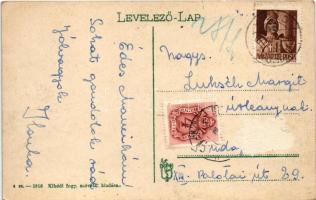 1944 Kibéd, Chibed; Népház. Fogyasztási Szövetkezet kiadása / town hall (Rb)