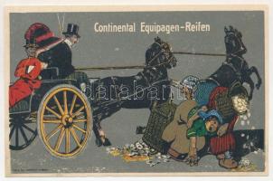 Continental Equipagen-Reisen / Continental Equipagen tires for carriages. litho (r)