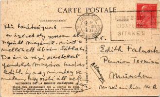 1931 Victoires de la Bougie Champion. Grand Prix d'Endurance des 24 Heures du Mans 1929. Barnat...