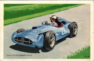 Voiture de course Bugatti / Bugatti racing car (fa)