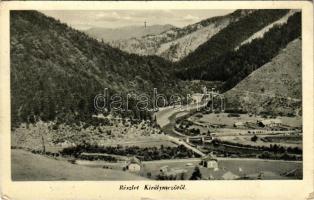 1942 Királymező, Ust-Chorna; látkép, híd. Kuchár Antal kiadása / general view, bridge (Rb)