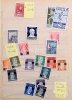 Törökország főleg postatiszta kis tétel a klasszikusoktól, több száz bélyeg 2 közepes berakóban