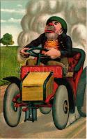 Automobile humour, smoke. J.S. u. Co. M. Nr. 279. litho (EK)