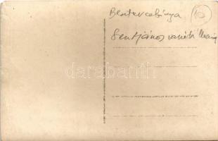 Besztercebánya, Banská Bystrica; Garam-part, Szent János (Szentjános) vasútállomás / Bahnhof / Malá ...