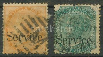 India 1866 Mi 8-9 (Mi EUR 240.-)