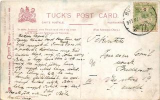 1907 Motor car for sale - Too fast for owner. Raphael Tuck &amp; Sons' "Oilette Remarq...