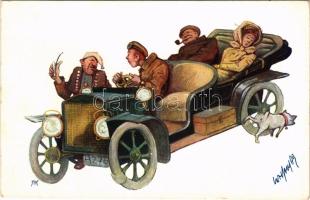 Automobile humour. B.K.W.I. 324-1. s: Carl Josef