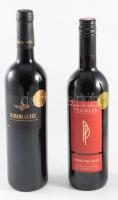 2 üveg vörösbor: 2020 Fritz Alibaba Cuvée, 15%, 0,75 l + 2021 Prickler Cuvée, 13,5%, 0,75 l