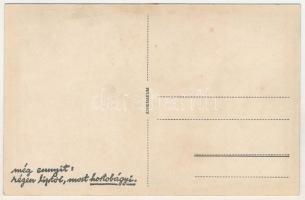 Még ennyit: régen liptói, most hortobágyi. Hortobágyi valódi juhtúró reklámlap / Hungarian real shee...