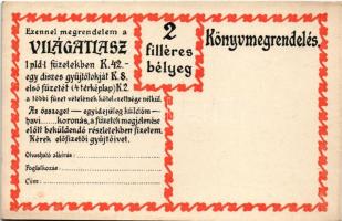 Világatlasz reklám / Hungarian publishing house advertisement s: Szekeres B. (EK)