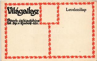 Világatlasz reklám / Hungarian publishing house advertisement s: Szekeres B. (EK)