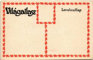 Világatlasz reklám / Hungarian publishing house advertisement s: Szekeres B. (EM)