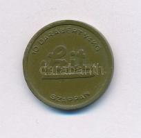 1930 k. "Laci / Szit - 10 darabért 1/4kg" szappanbárca barna színben (20mm) T:VF