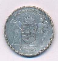 1930. 5P Ag "Horthy jobbra" T:VF,F
Adamo P8