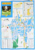 21 db magyar város és település térképe: Balatonfüred-Tihany, Balkány, Kiskunhalas, Leányfalu, Sopro...