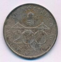 1994. 200Ft Ag "Deák" T:XF patina Adamo F13.1