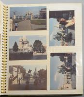 2 db modern fotóalbum, bennük vegyes utazási, családi fotókkal, album mérete: 33,5x29,5 cm