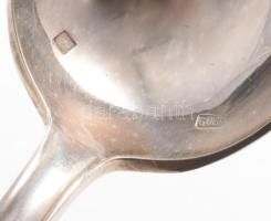 Orfévrerie Le Mondial francia háromrészes utazó evőeszköz készlet díszdobozban, jelzett, jó állapotb...